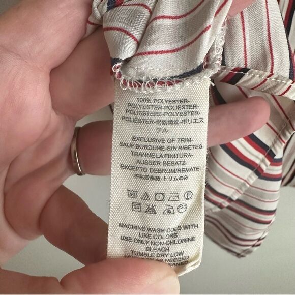 Free People Ivory Mad About You Striped Shirt - Picture 7 of 7